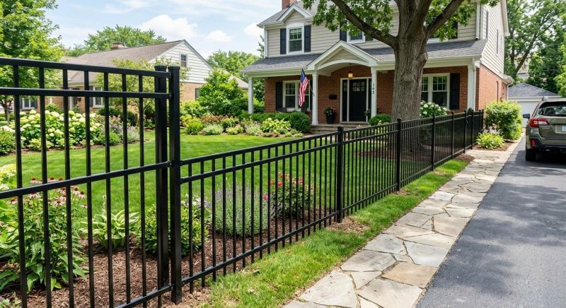 Aluminum Fence Replacement in Des Moines, IA