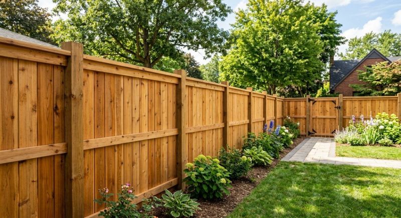 Cedar Fencing Installation in Sacramento, CA