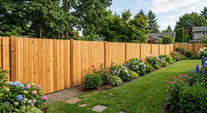 Cedar Fencing Installation in Sacramento, CA