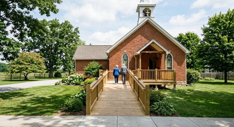 Church Ramp Installation in Conroe, TX