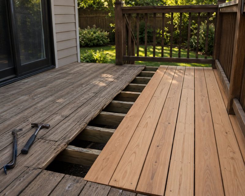 Deck Board Replacement in Seattle, WA