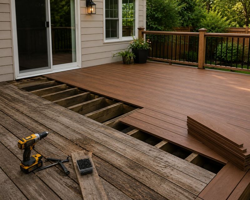 Deck Board Replacement in Seattle, WA