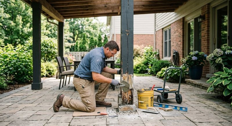 Deck Column Repair in Redmond, WA