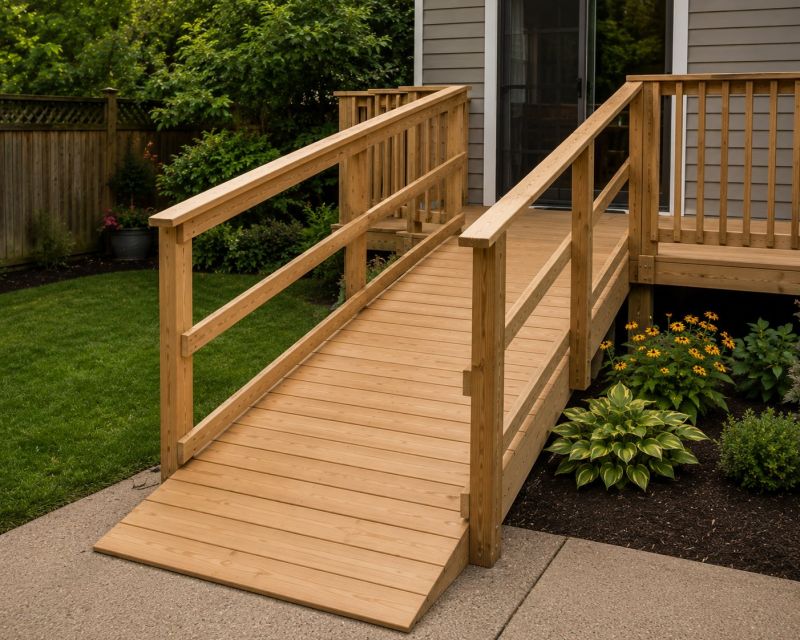 Deck Ramp Installation in Wilmington, NC