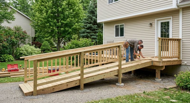 Deck Ramp Installation in Kansas City, KS