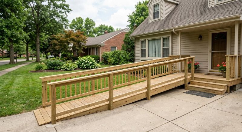 Entrance Ramp Installation in Wilmington, NC