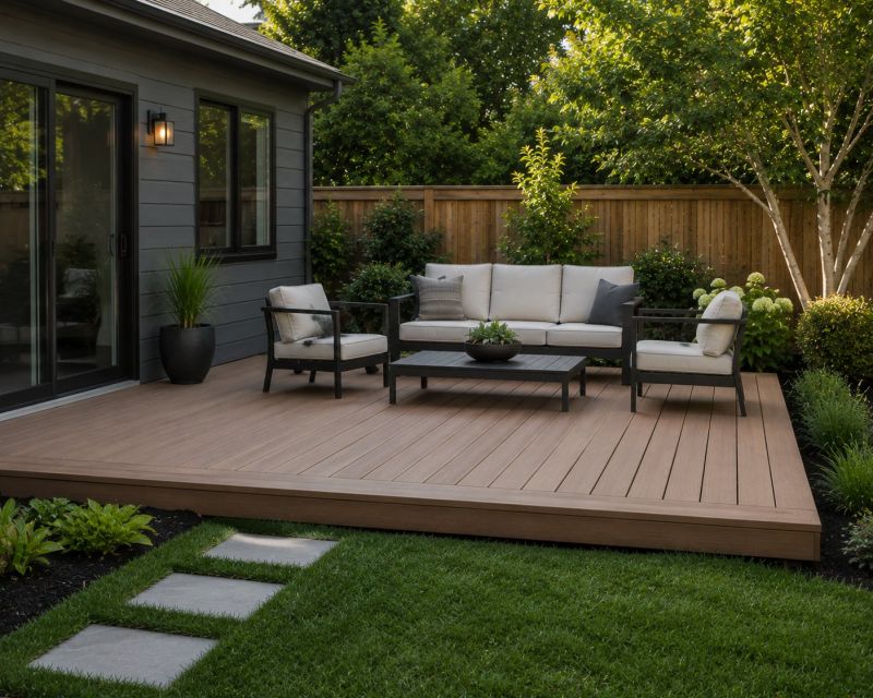 Ground Level Deck Construction in Seattle, WA