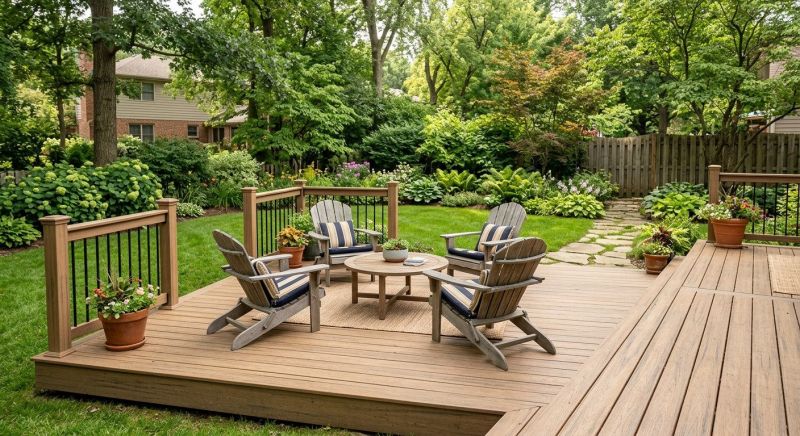 Ground Level Deck Construction in Seattle, WA