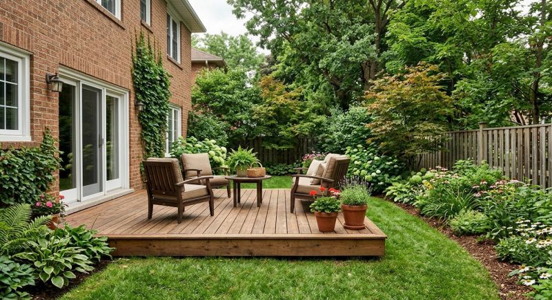 Ground Level Deck Construction in Boston, MA