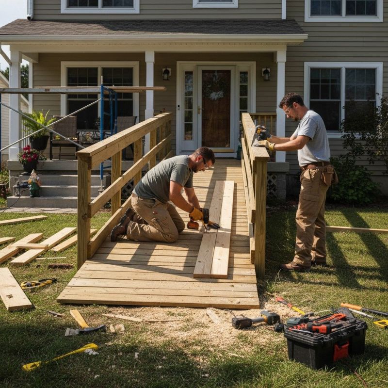 Handicap Ramp Installation in Wilmington, NC