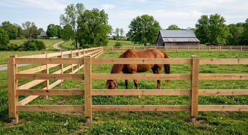Horse Fence Replacement in Sacramento, CA
