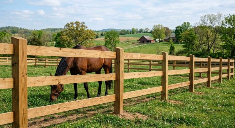 Horse Paddock Installation in Pearland, TX