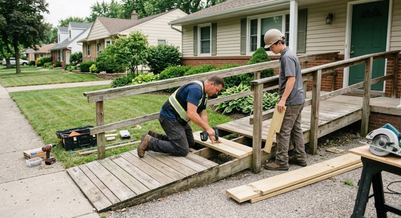 Mobility Ramp Installation in Wilmington, NC
