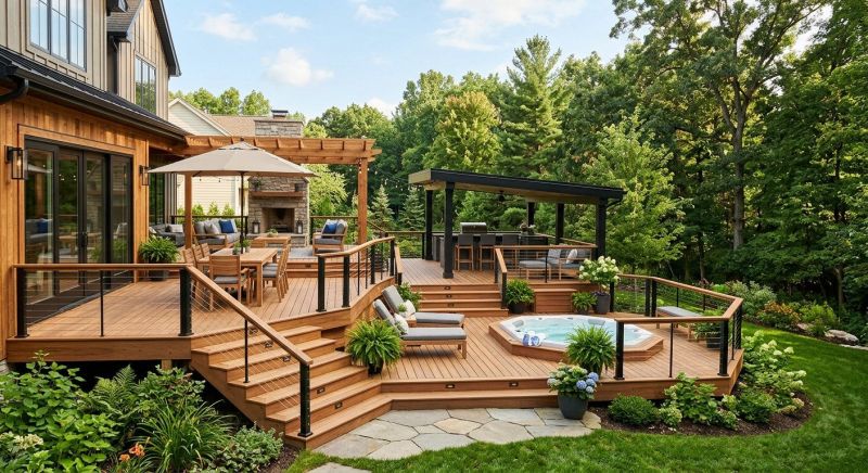 Multi Level Deck Installation in Seattle, WA