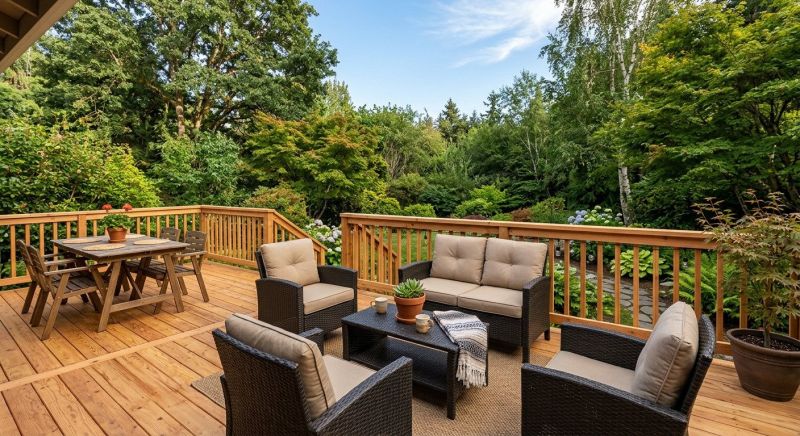 Pine Deck Installation in Worcester, MA