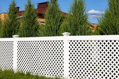 Pvc Lattice Fence Installation in Pearland, TX