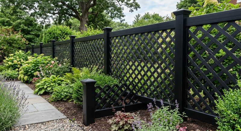 Pvc Lattice Fence Installation in Pearland, TX