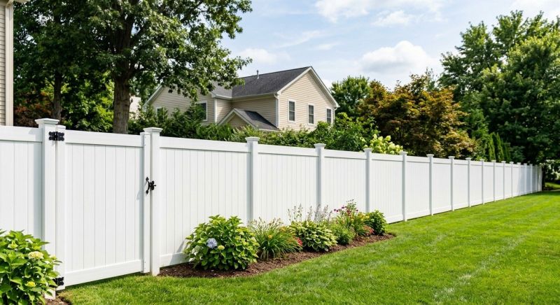 Pvc Privacy Fence Installation in Pearland, TX