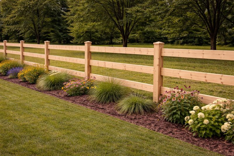 Rail Fence Installation in Pearland, TX