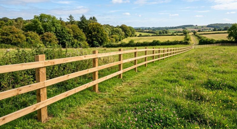 Rail Fence Installation in Pearland, TX