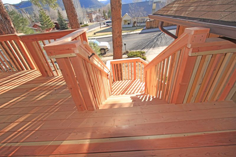 Redwood Deck Installation in Worcester, MA