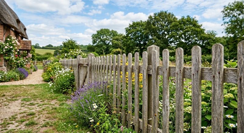 Rustic Fence Installation in Pearland, TX