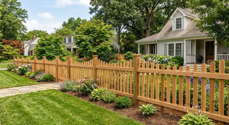 Scalloped Fence Installation in Sacramento, CA
