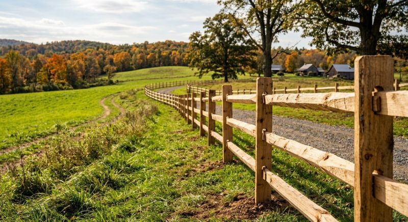Split Rail Fence Installation in Roseville, CA