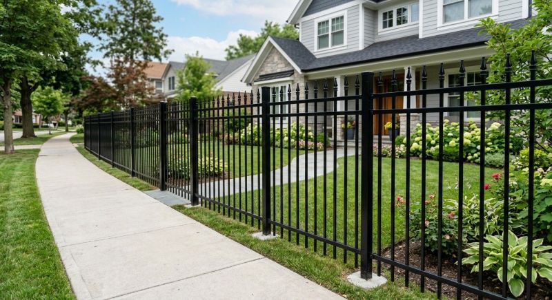 Steel Fence Replacement in Alpharetta, GA