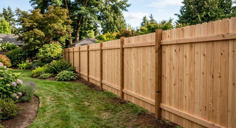 Treated Fence Installation in Roseville, CA
