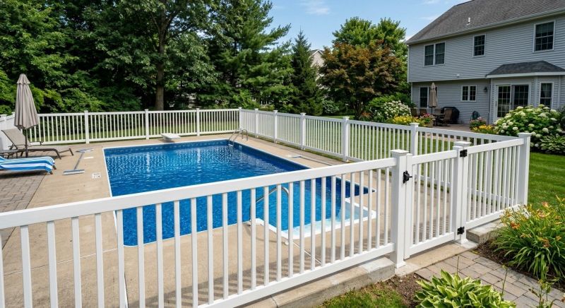 Vinyl Pool Fence Installation in St Louis, MO