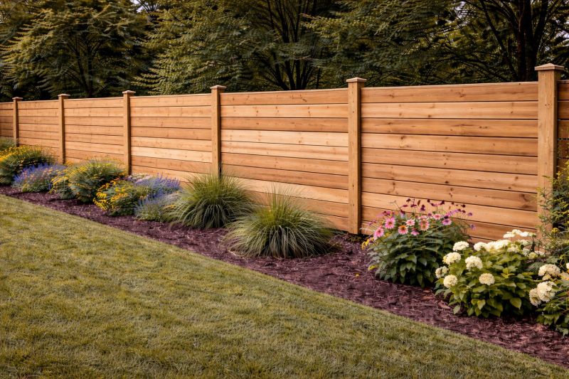 Wood Plank Fence Installation in Pearland, TX