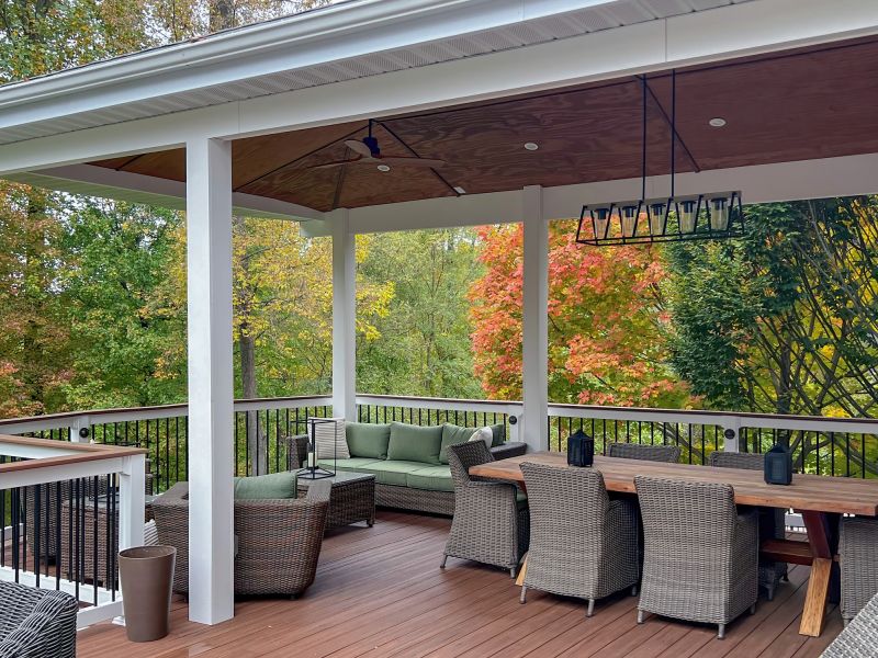 Wood Porch Construction in Worcester, MA