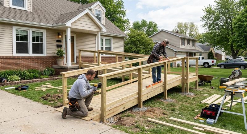 Wood Ramp Construction in Kansas City, KS