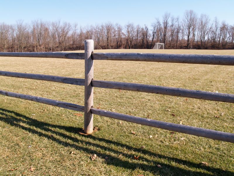Wooden Farm Fence Installation in Pearland, TX
