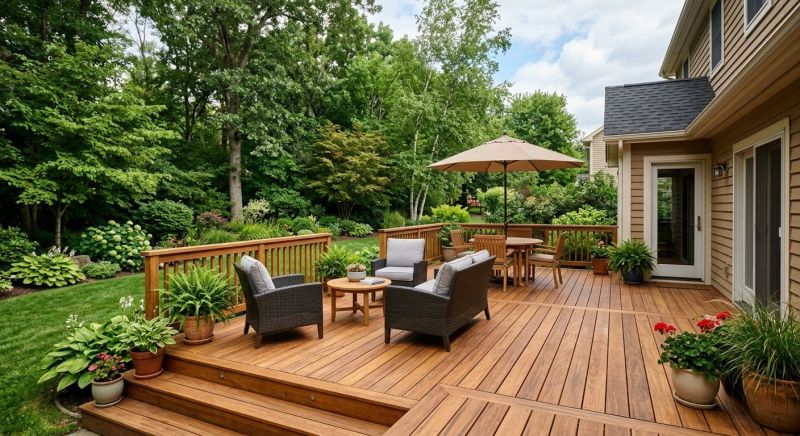 Wooden Patio Installation in Norwalk, CT