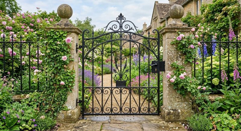 Wrought Iron Gate Installation in Alpharetta, GA